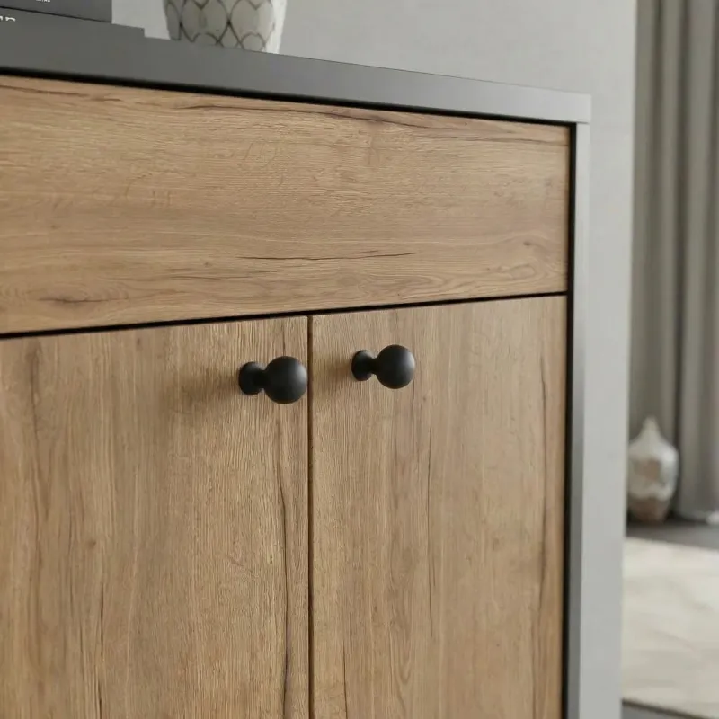 Gombfogantyú KAREN / Fekete matt