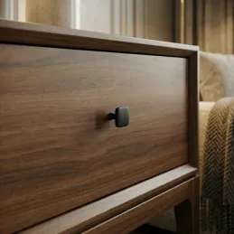 LANDRA gombfogantyú / Fekete matt