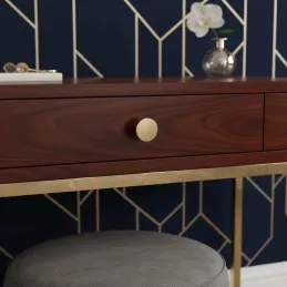 MAIRA gombfogantyú / Csiszolt arany