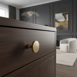 MAIRA gombfogantyú / Csiszolt arany