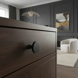 MAIRA gombfogantyú / Fekete matt