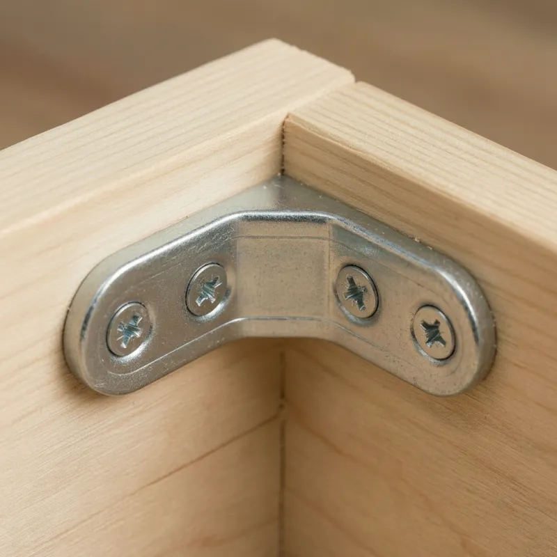 Összekötő sarokelem 50 x 50 mm / Nikkel