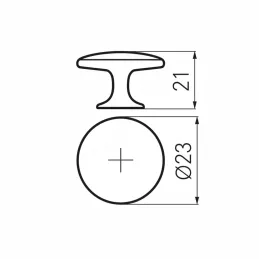 MELISSA gombfogantyú / Óarany