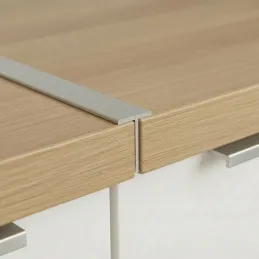 Univerzális összekötő sín munkalaphoz 38 mm egyenes ABS élhez / Alumínium