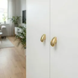 BEATRIZ gombfogantyú / Csiszolt arany