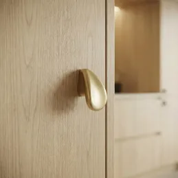 BEATRIZ gombfogantyú / Csiszolt arany