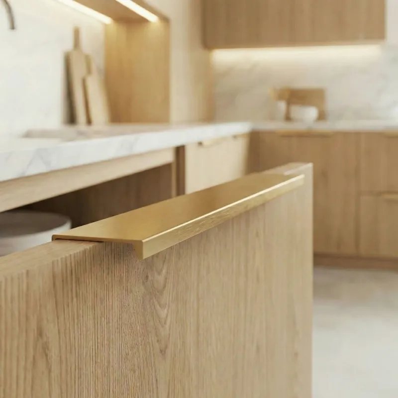 DIAZ ajtóél fogantyú / Csiszolt arany