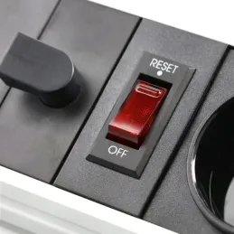 Kihúzható aljzat LEGIA SCHUKO 2x230V + USB A-C + fény / Matt fehér