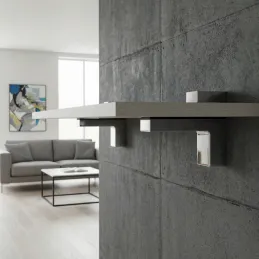 QUADRO polctartó / Fényes króm