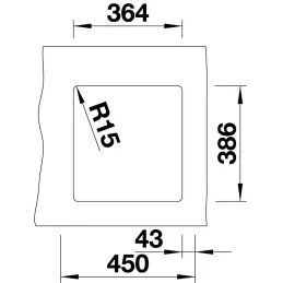 Kerámia mosogató Blanco PALONA 6 / húzóval