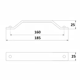 LUCAS fogantyú / Antik ezüst