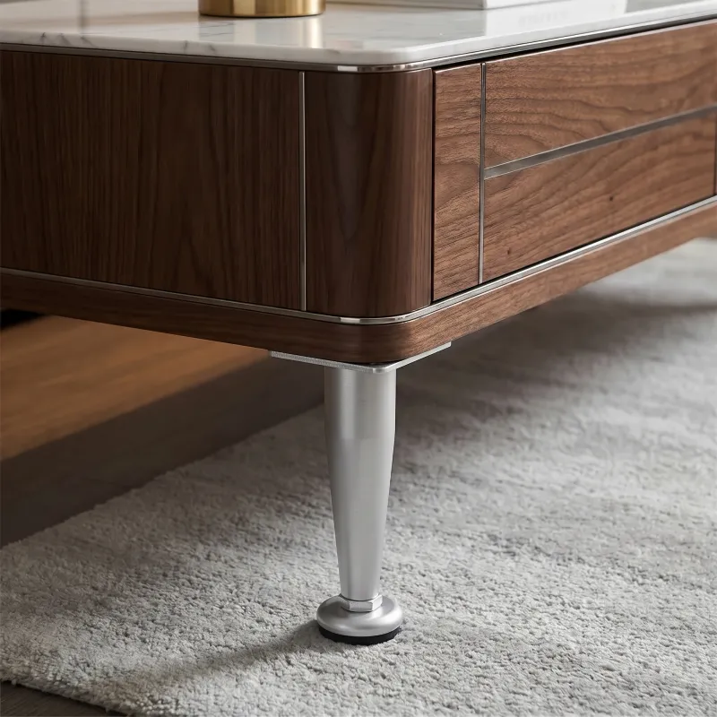 Bútorgyártó láb EUROPE / Matt króm