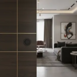 Süllyeszthető fogantyú STELLA / Fekete matt