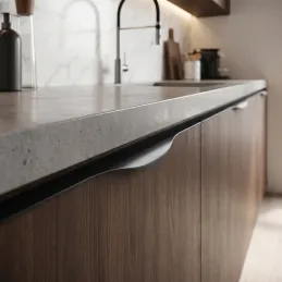 PABLO ajtóél fogantyú / Fekete matt