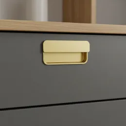 RAMONA süllyeszthető fogantyú / Csiszolt arany