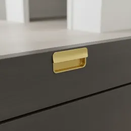 RAMONA süllyeszthető fogantyú / Csiszolt arany