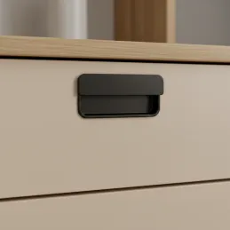 RAMONA süllyesztett fogantyú / Fekete matt