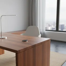 Belső asztali aljzat LUPO FRENCH 1x230V + USB A/C - Fekete