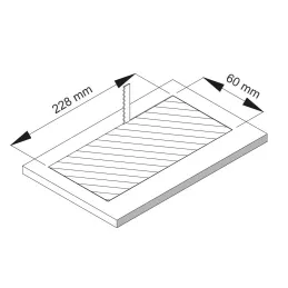 Elektromos aljzatsor EUROBOX 2x230V + 1xUSB C+A FRANCIA / Fekete matt