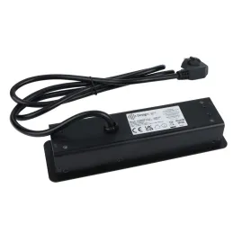 Elektromos aljzatsor EUROBOX 2x230V + 1xUSB C+A SCHUKO / Fekete matt