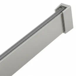 Akasztórúd 1m SLIM LED szalaghoz végekkel / Alumínium
