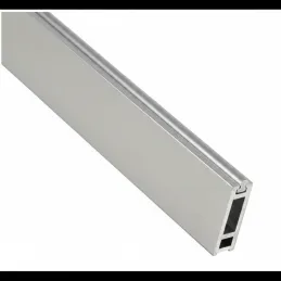 Akasztórúd 1m SLIM LED szalaghoz végekkel / Alumínium