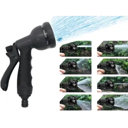 Öntöző flexi kerti tömlő locsolóvéggel / Fekete