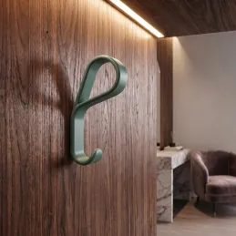 Luxus akasztó DROP / Pasztellzöld