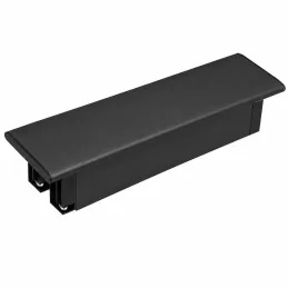 Beltéri aljzatsín SLIM BOX SCHUKO 3x 230V / Fekete matt
