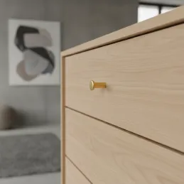 Gombfogantyú PAREA / Csiszolt arany