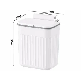 BIBA szemetes ajtóra 11L / Fehér