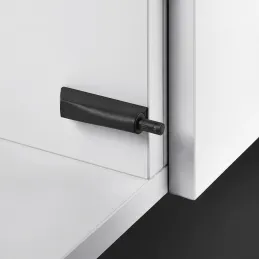 Nyomózár fogantyú nélküli ajtónyitáshoz MOVE Mini / Fekete
