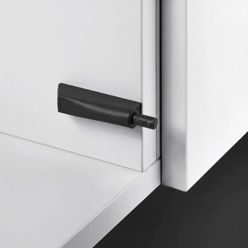 Nyomózár fogantyú nélküli ajtónyitáshoz MOVE Mini / Fekete