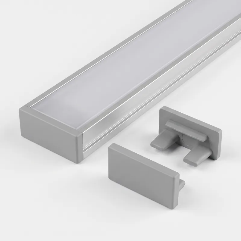 Végzáró a ZARIA LED profilhoz - lyuk nélkül / Szürke