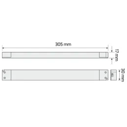 LED Trafo PRÉMIUM SLIM HOSSZÚ 12V DC / 75W
