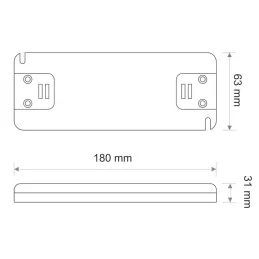 LED Trafo PRÉMIUM SLIM 12V DC / 132W