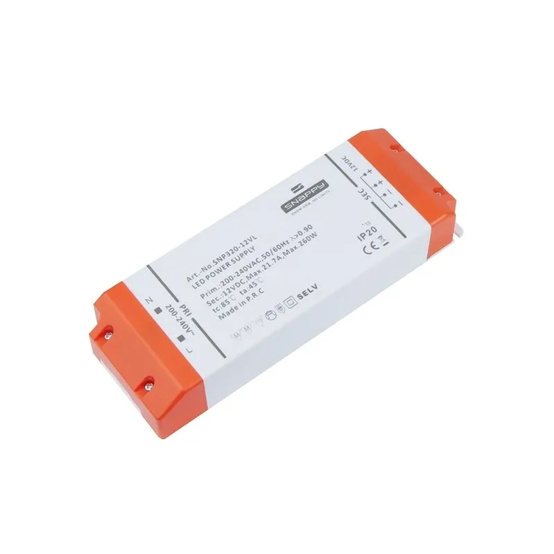 LED Trafo PREMIUM SLIM 12V DC / 260W