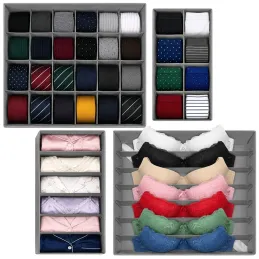 4 részes LORD gardróbszekrény tárolódoboz készlet / Szürke