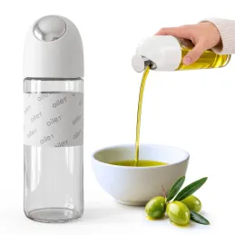 Üveg olívaolaj vagy ecet adagoló automatikus nyitással, 510 ml / Fehér