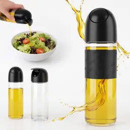 Üveg olívaolaj vagy ecet adagoló automatikus nyitással, 510 ml / Fekete