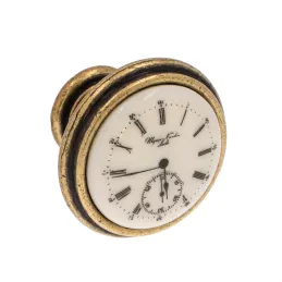 VIAMO CLOCK gombfogantyú / Antik sárgaréz