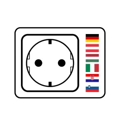 Billenő aljzat AMBIENTE SCHUKO 3x230V + USB A-C / Matt fekete