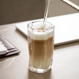 WAVE 275 ml-es boroszilikát kávéspohár / Átlátszó