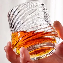 GROOVE 150 ml boroszilikát kávéspohár / Átlátszó