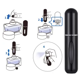 Szett 2 db utazó parfüm permetező COUPLE 5ml / Arany