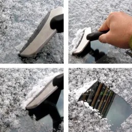 Fém hókaparó SNOW FIX / Fekete