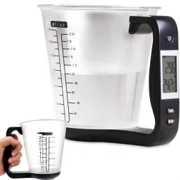 600 ml-es konyhai tartály LCD digitális mérleggel