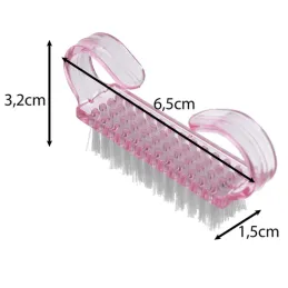 Manikűr kézmosó kefe - 10 db / Rózsaszín