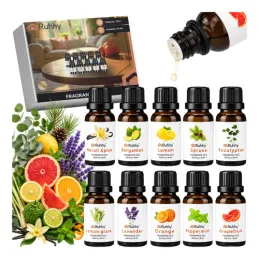10 db-os illóolaj szett aroma diffúzorhoz / 15 ml