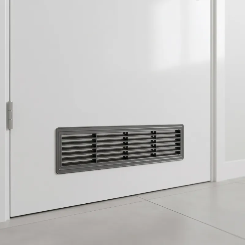 Kétoldalas szellőzőrács ajtóhoz 430 x 115 mm / Grafit